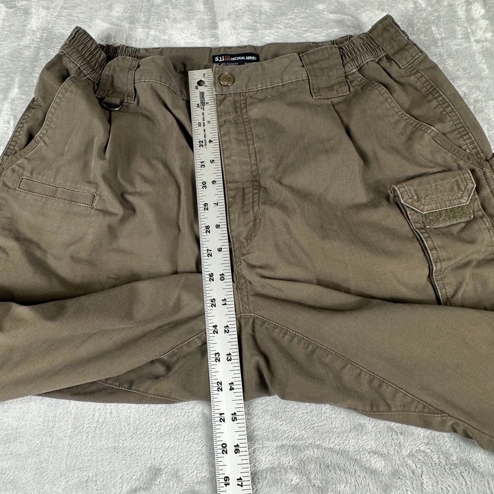 511 Tactical Cargo Pants Mens Tag 36x34 (Actual 36x33) Green TAC-143 Ripstop - Picture 7 of 9
